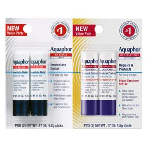  Repair Stick with Sunscreen SPF 30 (3 x 0.17 Oz), Fragrance Free, Paraben Free, Immediately Relieves Dryness