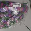 Artificial Hanging Flowers for Outdoors, 2 PCS 300 Blooms UV Resistant Morning Glory Faux Silk Vines, No-Odor Realistic Fake Plants for Garden Planter Porch Patio Decoration, Fuchsia & LightPurple