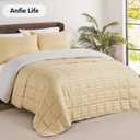 Weighted Blanket Twin Size (48"x72" 20lbs),Ultra Soft and Cozy Cooling Weighted Blanket Twin Size for Adult,Heavy Blanket with Machine Washable Soft Blanket, Beige