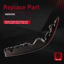 Right Passgenger Side Taillight Rear Bumper Tail Light Reflector Assembly Compatible with 2016-2022 Audi Q7 Replaces 4M0945095