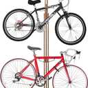 RAD Cycle Woody Bike Stand Bicycle Rack Storage or Display Holds Two Bicycles and is Constructed of Stylish Hard Wood, 75"D x 8"W x 3"H