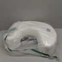 Side Sleeper Pillow with Arm Hole, Ergonomic Zoned Neck Pillow, Comfortable Cervical Pillows, Cooling Memory Foam Pillows, Neck Support Cushion for Bed(Light Grey,1 Piece)