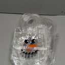 Marspark 24 Pcs Christmas Clear PVC Gift Bags with Handle Snowman Gift Bags Reusable Plastic Goodie Tote Bag for Christmas Party Favor Winter Xmas Party Favor Supplies, 6.3x5.91x3.15 Inch