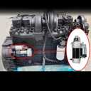 18413 New Starter Motor Replacement for Kubota ZD326 ZD331 ZD25 ZD28 D1105 Zero Turn Mower 25HP Diesel Engine OE#: 1G069-63010 1G069-63011 1G069-63012 77700-02596 428000-1160 SND0476