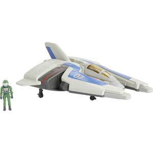 Mattel Disney and Pixar Lightyear Hyperspeed Series Mini Action Figure & Toy Vehicle Set, Buzz Lightyear & XL-07 Spaceship, 5.6-inch Vehicle