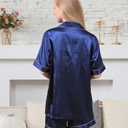 Jecery 2 Pcs Matching Pajamas for Women Man Women XL Blue Everything (Blue, L)