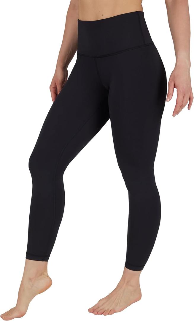 90 Degree By Reflex Women's High Waist Ankle Length Leggings (Black, Small)