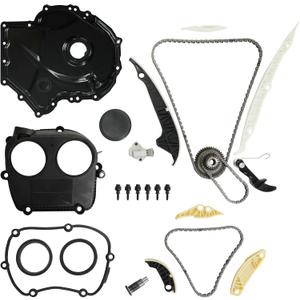 EA888 1.8 2.0 Timing Chain Kit w/Upper Lower Timing Cover Fit For Audi A3 A4 A5 A6 A7 Q3 Q5 Q7 S3 TT VW Arteon Golf Tiguan CC Eos GTI Gen 3 TFSI TSI 1.8T 2.0T 2015-2021 06H105209AT