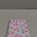 Coquettte Pink Bow Notebook - Preppy Stuff Preppy School Supplies Cute Spiral Notebook 5.5 x 8.3 Inches Aesthetic Journal School Office Stationary for Girly Women