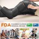 Leg Massager with Heat and Compression : Foot and Calf Massager for Circulation and Pain Relief, Sequential Compression Boots with 6 Modes, 9 Intensity, 3 Heat - Gifts for Mom, Dad, Him, Her