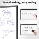 VUSIGN 36'' x 24'' Magnetic White Board for Wall, Dry Erase Board with Black Aluminium Frame, Hanging Whiteboard for Office, Home, Meeting - Accessories Included