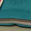 Spiral Notebook, College Ruled Notebook, 8" x 10", 300 Pages Leather Journals for Writing, B5 Hardcover Journaling Notebooks for Work School, 24pcs Tabs, Large Embossed Journal for Women Men, Blue2