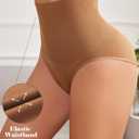 Avidlove Tummy Control Thong Shapewear for Women High Waist Shaping Underwear Seamless Body Shaper Panties (Brown, L)