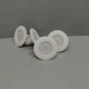 4 Inch LED Can Lights Adjustable Recessed Retrofit Downlight, 8.5W=40W, 2700K Soft White, 500LM, Dimmable,ETL Damp Rated Replacement Recessed Lighting Install, Bevel Trim, E26 Base,4-Pack