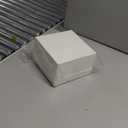 Stockroom Plus Set of 4 Sizes Square Nesting Gift Boxes with Lids for Presents, Stacking Decorative Goodie Box for Holidays, Wedding, Birthday, and Party Favors (White)