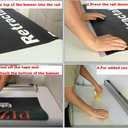 Retractable banner Stand 33.5"x80" with Padded Carry Bag Portable Roll Up Banner Metal Display Stands for Trade Shows Events Personal Celebrations (33.5"x80")