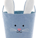 Holiday Home® Easter Corduroy Bunny Basket - Blue, 2PCS