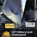 Ambison 2 Pack for Samsung Galaxy S25 Ultra Screen Protector, 9H+ Hardness Tempered Glass with Easy Installation UltraFit tray for Galaxy S25 Ultra [6.9], (HD Clear)