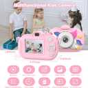 Kids Camera for Girls, 3-12 Year Old Girl Toys Christmas Birthday Gifts, 32MP HD Dual Lens Toddler Camera for Kids, 1080P Video Kids Digital Camera, Kid Camera Toys with 32GB TF Card