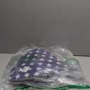 TDTOK Soft Dog Cone for Large Dogs After Surgery, Flag Pattern Recovery Collar for Pet with Double-Layer Design, Adjustable Breathable Elizabethan Collar Cone Prevents Licking Wounds