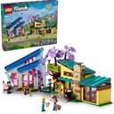 LEGO Friends Olly and Paisley's Family Houses Toy for Kids with 5 Mini-Doll Figures for Creative Play, Two-Story Home with Treehouse Toy, Dollhouse Toy Gift Idea for Girls and Boys Ages 7+, 42620