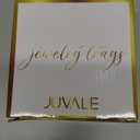 Letter J Ceramic Trinket Tray, Monogram Initials Jewelry Dish (4 x 4 Inches)
