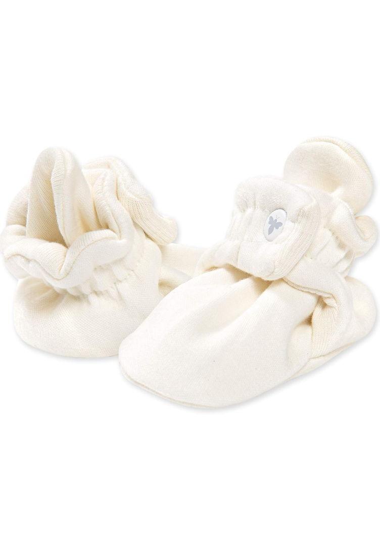 Burt's Bees Baby Baby-Girl's Organic Cotton Infant Slipper Shoes Sock, One Size