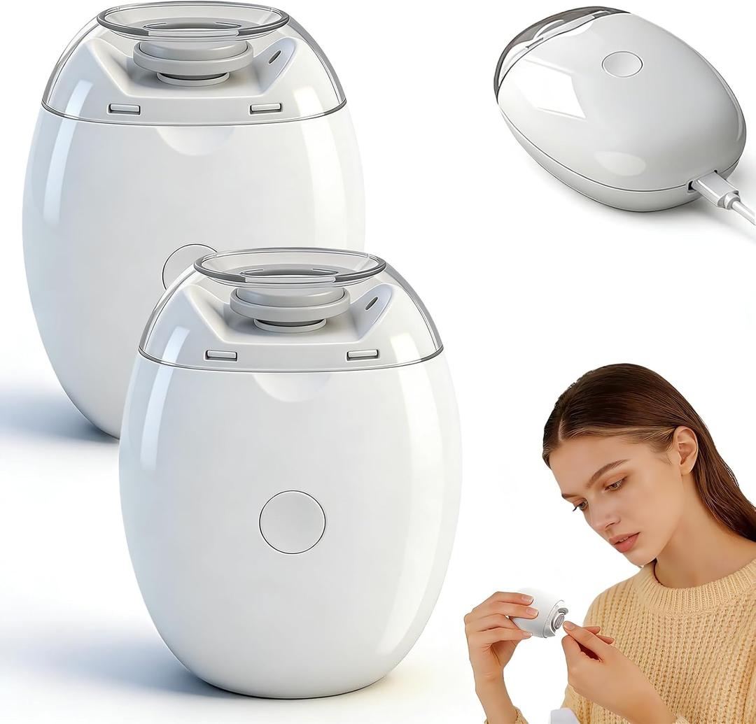 2 pcs Electric Automatic Nail Clipper & Trimmer, 2026 New 3-in-1 Automatics Electric NailClipper, Whole Family USB Rechargeable,Automatic Nail Clippers for Seniors for Toes and Hands