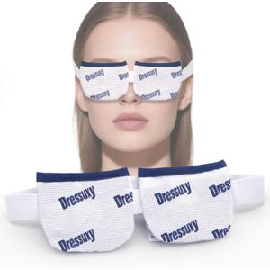 Heated Eye Mask & Microwavable Eye Compress | Gentle Steam Heat for Eye Comfort 1pc White