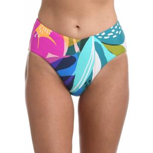 La Blanca Women's High Waist Swimsuit Bottom (10, Multi//Electric Shore)