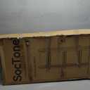 Soctone Ladder, A Frame 3 Step Ladder Extension Ladder, 11 Ft Multi Position Ladder & Removable Tool Tray with Stabilizer Bar, 330 lbs Weight Rating Telescoping Ladder for Household or Outdoor Work