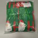 ANGELGGH Onesie Christmas Family Matching Pajamas Adult Couples Men PJs Hooded Women Novelty One-piece Sleepwear (Green)