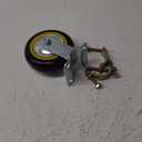 Gate Wheels for Metal Tube Gate - 6" Farm Gate Wheel for Metal Swing Gate Fence Support - 1 Pack