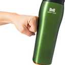 Mighty Mug | The Untippable Mug | Grips When Hit, Lifts for Sips | Insulated Stainless Steel Tumbler | Cupholder Friendly | Gifts for Women Men All | Leakproof | 6 Hours Hot / 24 Cold | 16oz | Moss