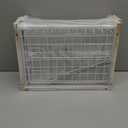 REALINN Under Sink Organizer, Pull Out Cabinet Organizer 2 Tier Slide Out Sink Shelf Cabinet Storage Shelves, Storage for Kitchen Bathroom, White, 2 Pack