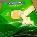 FitRight Adult Diapers, Extra Heavy Absorbency, XL (Waist Size 56in-64in), 80 Count, OptiFit Incontinence Briefs for Men and Women, Disposable, Moisture Wicking, Leak Protection,