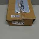 Oak Leaf Rain Chain with Adapter, 8.5ft Adjustable Lotus Rain Catcher Chain for Gutters Outside Downspout, for Divert Water and Home Display, Black Powder Coated