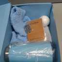 8Pcs Blue Christian Gifts for Women Faith Spiritual Inspirational Religious Catholic Gifts for Women Mom Wife Friends Sister Birthday Holiday Christmas Gift Includes Tumbler Socks Make Up Bag Set