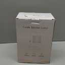 Candle Warmer Lamp with Timer: Modern Style Adjustable Height Candle Warmer Lamp Home Decor Safe Flame Free for Wax Blocks and Jar Candles (Amber)