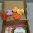WaldyWop Crochet Kit for Beginners - 8 Flower Bookmarks Knitting Kit w/Step-by-Step Video Tutorials & Soft Yarn, Hook - Wobbles DIY Art Craft Kit for Adults, Birthday Gifts for Women Teen, 3.15 x 5.91 x 2.56 inches