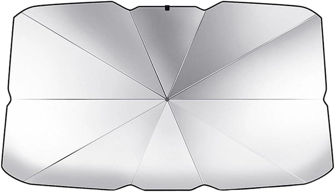 Car Windshield Sun Shade Umbrella, 35''x 57'' Front Window Sun Shade Protect for Automotive Interior, UV Rays Block & Keep Cool, Heat Insulation Protection Car Umbrella for SUV, Sedan