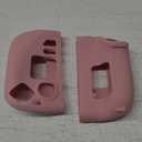 Silicone Protective Shell Cover Skin Compatible with Steam Deck/Steam Deck OLED, Non-Slip Texture Handle Case for Steam Deck, Anti-Collision Cover with 2 Thumb Caps. (Pink)