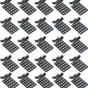 Autoparts 25 Pack Heat Cable Roof Clip for Securing Ice Dam Heat Tape and Heat Cable to Roofs