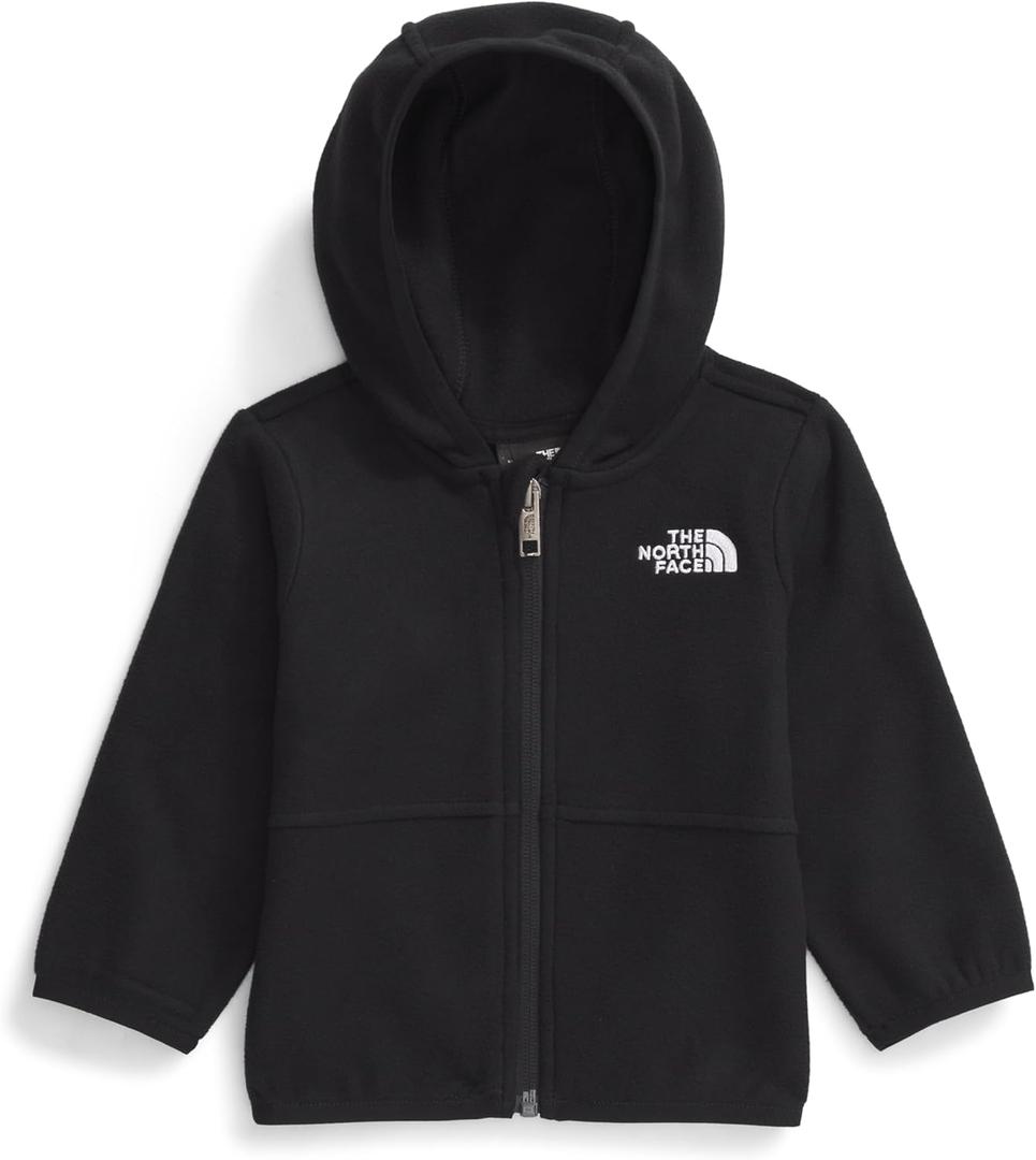 THE NORTH FACE Baby Girls' Glacier Full Zip Hoodie (Infant) (18-24 Months, Tnf Black)