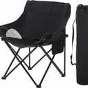No Assembly Portable Camping Chair, Lightweight Folding Backpacking Chair