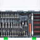 Magnetic Impact Nut Driver Set, Metric & SAE Driver Bit Set with Socket Adapters, Bit Holder, Wing Nut Driver, Universal Sockets, Quick Release Extension, Power Bits (86pcs Assorted)