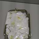 FagusHome 8 Pcs Artificial Phalaenopsis Flowers 32 Inch Artificial Orchid Flowers Fake Flowers Stem Plants for Home Dcor (White)