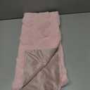 Kevin Textile Heart Love Cute Decorative Throw Pillow Covers 18x18 Inch Set of 2 Soft Faux Fur Pillow Covers for Valentine's Day Gifts Fluffy Plush Pillow Cases for Couch Cushion Livingroom Light Pink