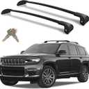 Roof Rack Cross Bars Compatible with Jeep Grand Cherokee L 2021-2026 3-Row & WL 2022-2026 2-Row, Heavy Duty 300 LBS Lockable Aluminum Crossbars, Anti-Theft Rooftop Cargo Carrier for Bike, Kayak, Ski