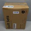 Love's cabin Quilts for Queen Bed Navy Blue Bedspreads - Soft Bed Summer Lightweight Bedspread Comforter - Modern Style Coin Pattern Coverlet for All Season - 3 Pieces (1 Quilt, 2 Pillow Shams) (Full/Queen (90"x96"))